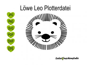 Plotterdatei Löwe Leo